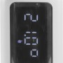 Elektrisches Thermostatventil HeimSync Bluetooth in Weiß mit Display zur Heizungs-Installation.