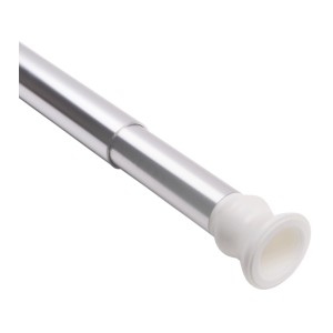 Sanilo Duschvorhangstange Chrome, ausziehbar, mit Anti-Rutsch Endstück.