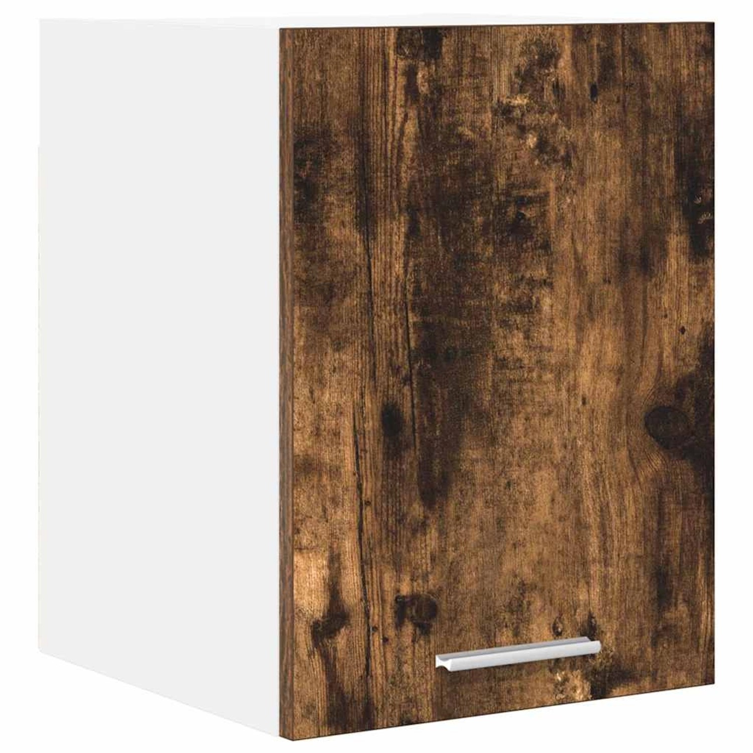 vidaXL Hängeschrank Riga Geräucherte Eiche und Weiß 30 x 31 x 40 cm 884122