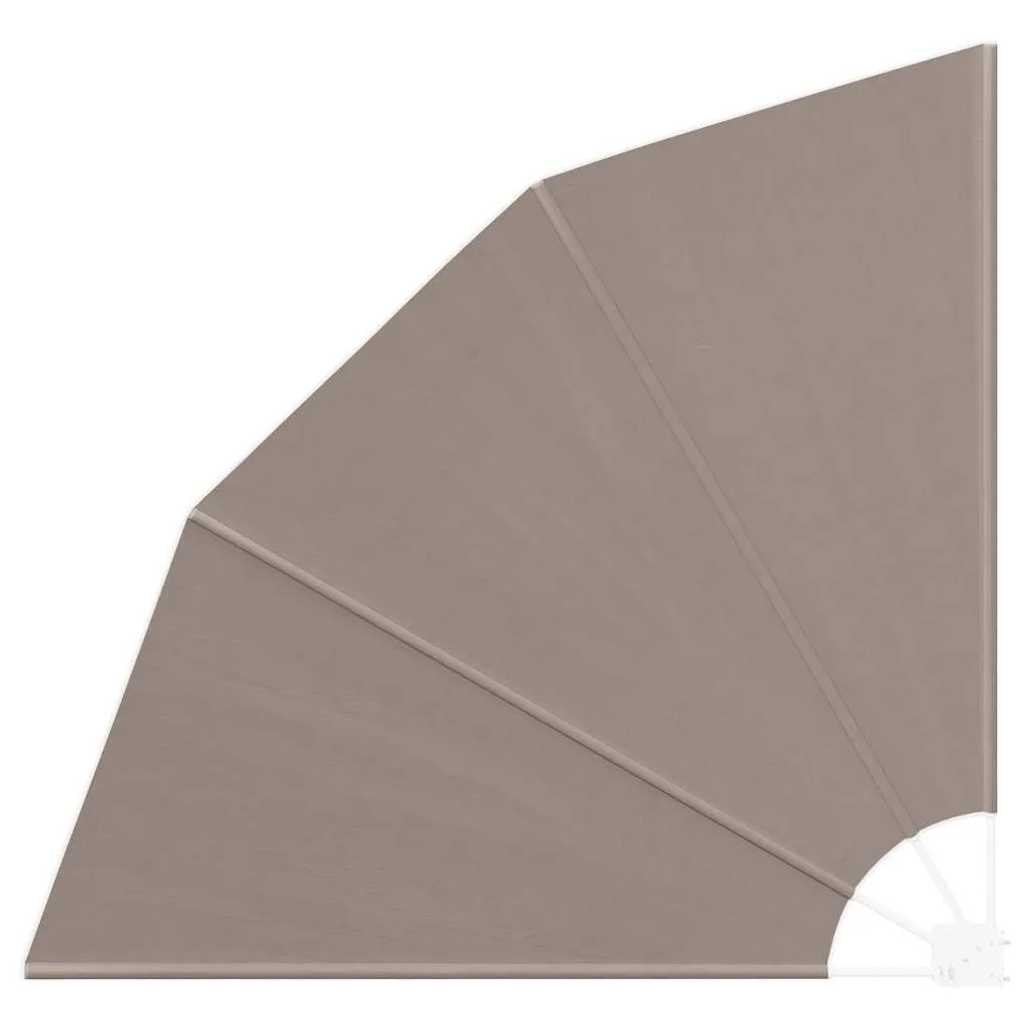 vidaXL Balkon Sichtschutz Taupe 140 x 140 cm Polyester 42000927 günstig online kaufen