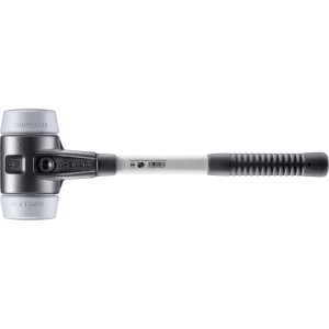 Halder Simplex Schonhammer Ø 80 mm mit Fiberglasstiel und TPE-mid Einsätzen.
