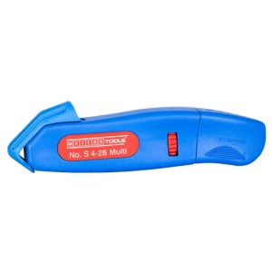 WEICON Kabelmesser No. S 4-28 Multi, blaue Zange zum Abisolieren von Kabeln.