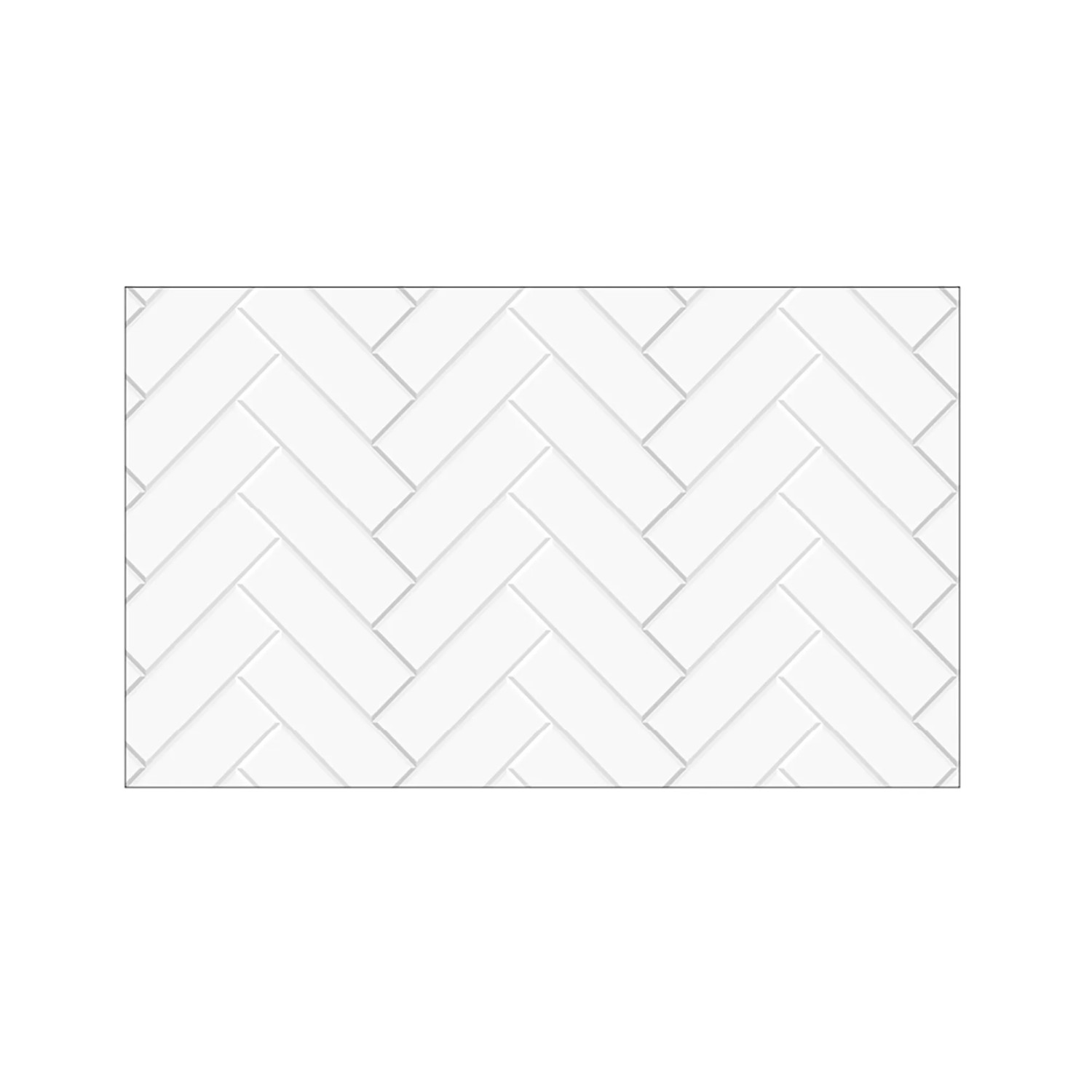 MySpotti Küchenrückwand Profix Cucina Herring 100 x 60 cm Weiß
