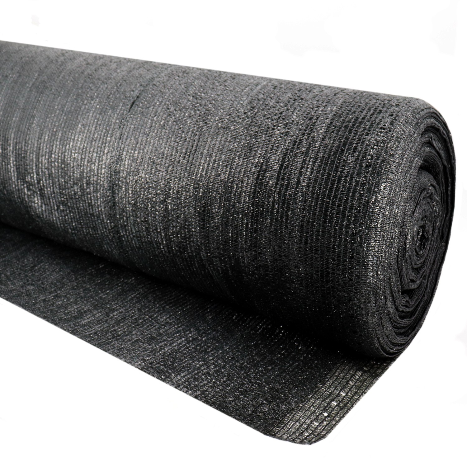 Aquagart Maulwurfnetz, 10m², 2m breit, aufgerollt. Maulwurfsperre aus robustem, dunkelgrünem HDPE Gewebe.