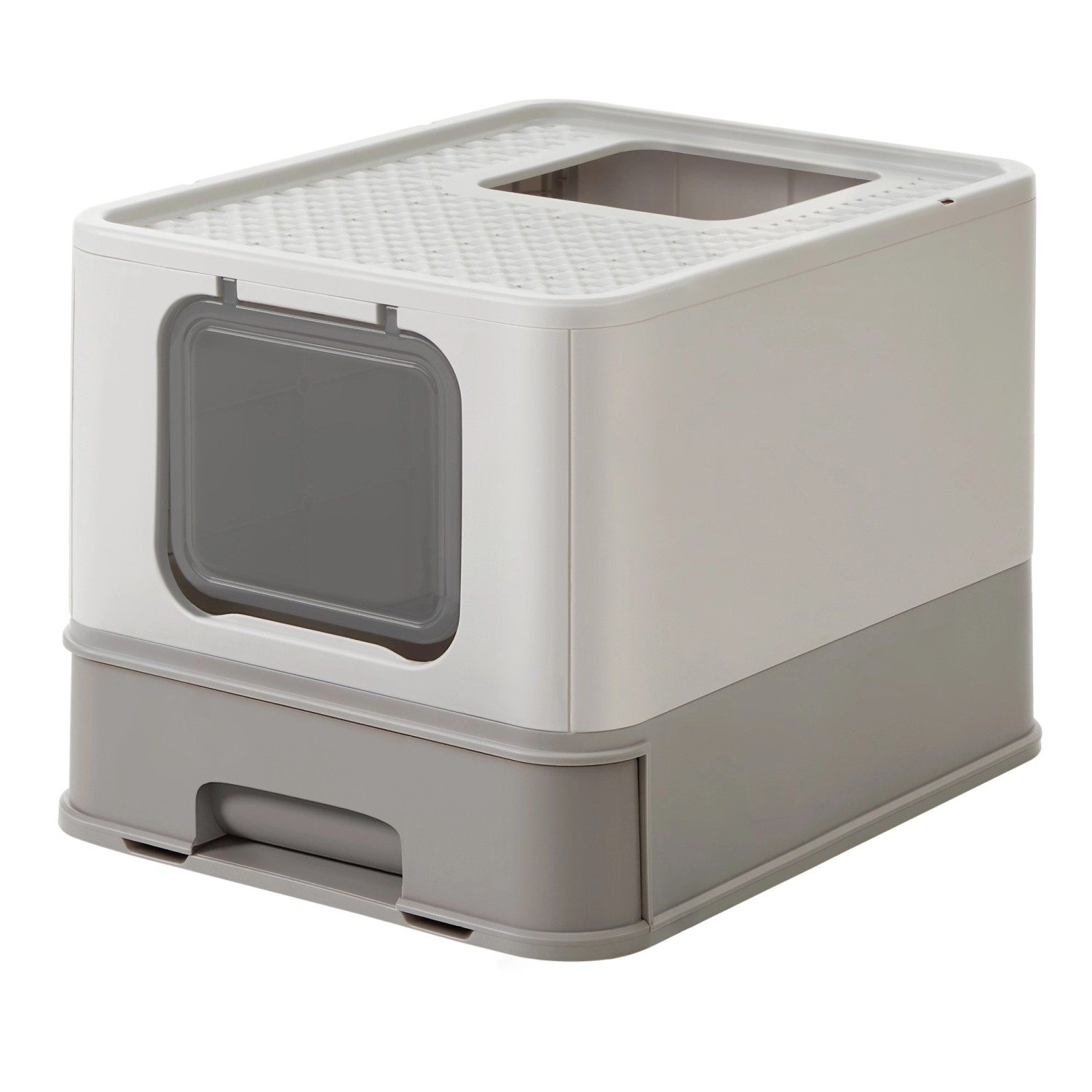 Feandrea Katzenklo 54,3 cm x 42,5 cm x 37,8 cm Hellgrau