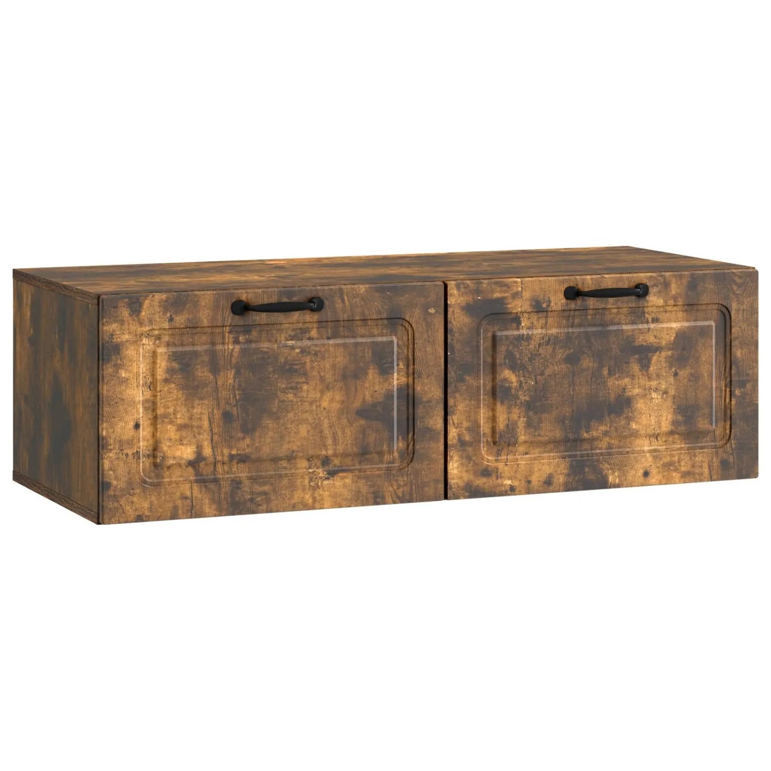 vidaXL Wandmontierter TV-Schrank Geräucherte Eiche 98 x 41 x 30 cm 899380