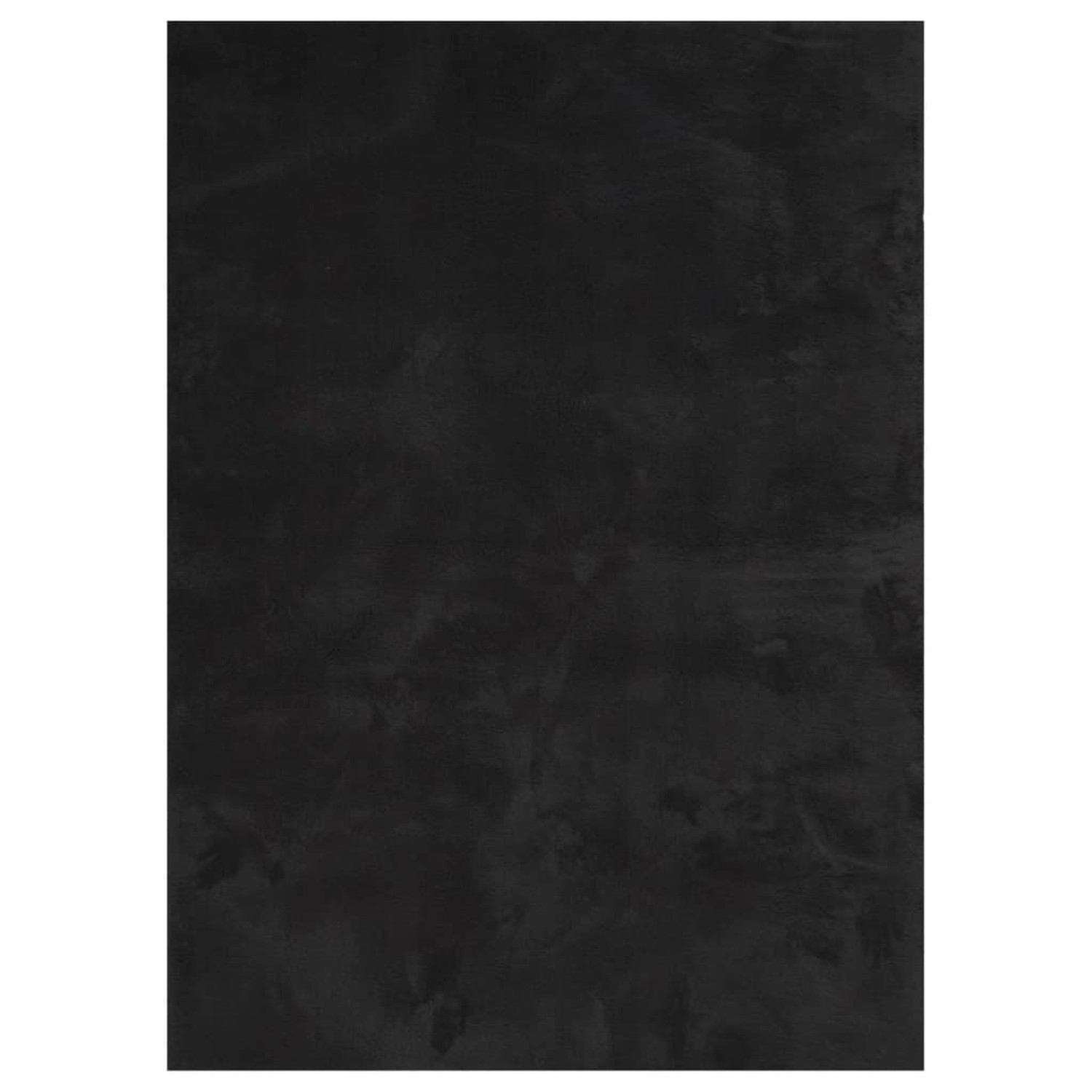 vidaXL Teppich Huarte Kurzflor Weich Und Waschbar Schwarz 140x200 Cm 193518 günstig online kaufen