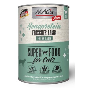 Mac's Katzen-Nassfutter Mono Sensitive Lamm mit Karotte 400 g