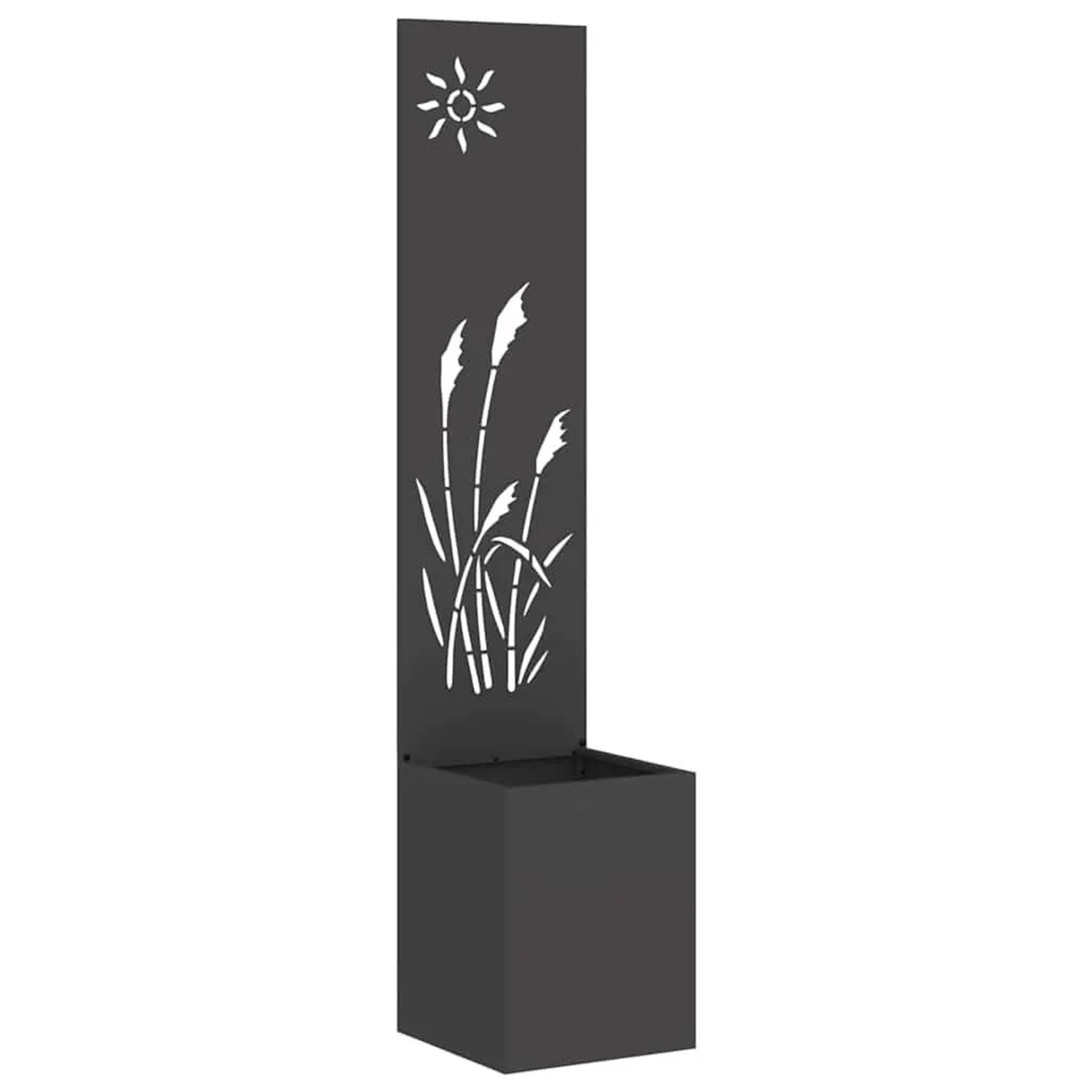 vidaXL Garten Sichtschutz-Leinwand Schwarz 32 x 140 cm 876357