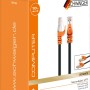 Schwaiger CAT7 Netzwerkkabel, 10m, orange/schwarz, S/FTP, für Computer & Multimedia.