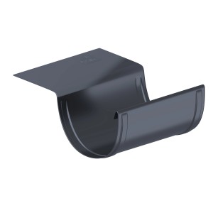 Sarei Verbinder für SDF-Halbrundrinne Piccolo, Alu-Anthrazit, RG 80