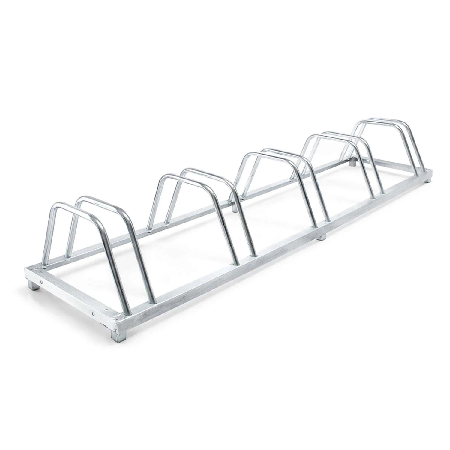 Wiltec Fahrradständer 5 Fahrräder 158X395X225Cm Verzinkt Wandmontage Fahrrad