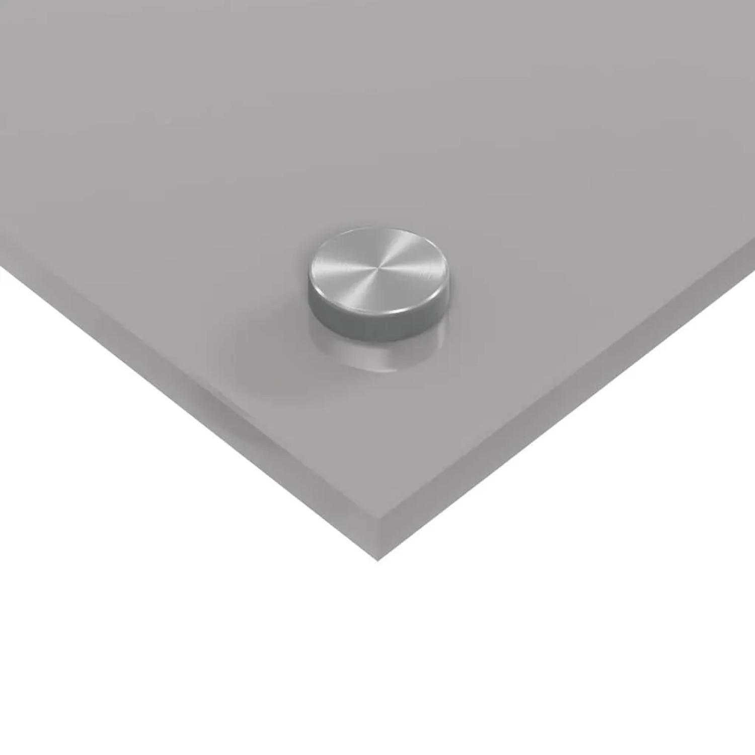 vidaXL Küchenrückwand Hellgrau 110 x 50 x 0,6 cm Gehärtetes Glas 42001305_8