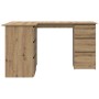 vidaXL Eckschreibtisch Artisan-Eiche 145x100x76 cm Holzwerkstoff 855963_7