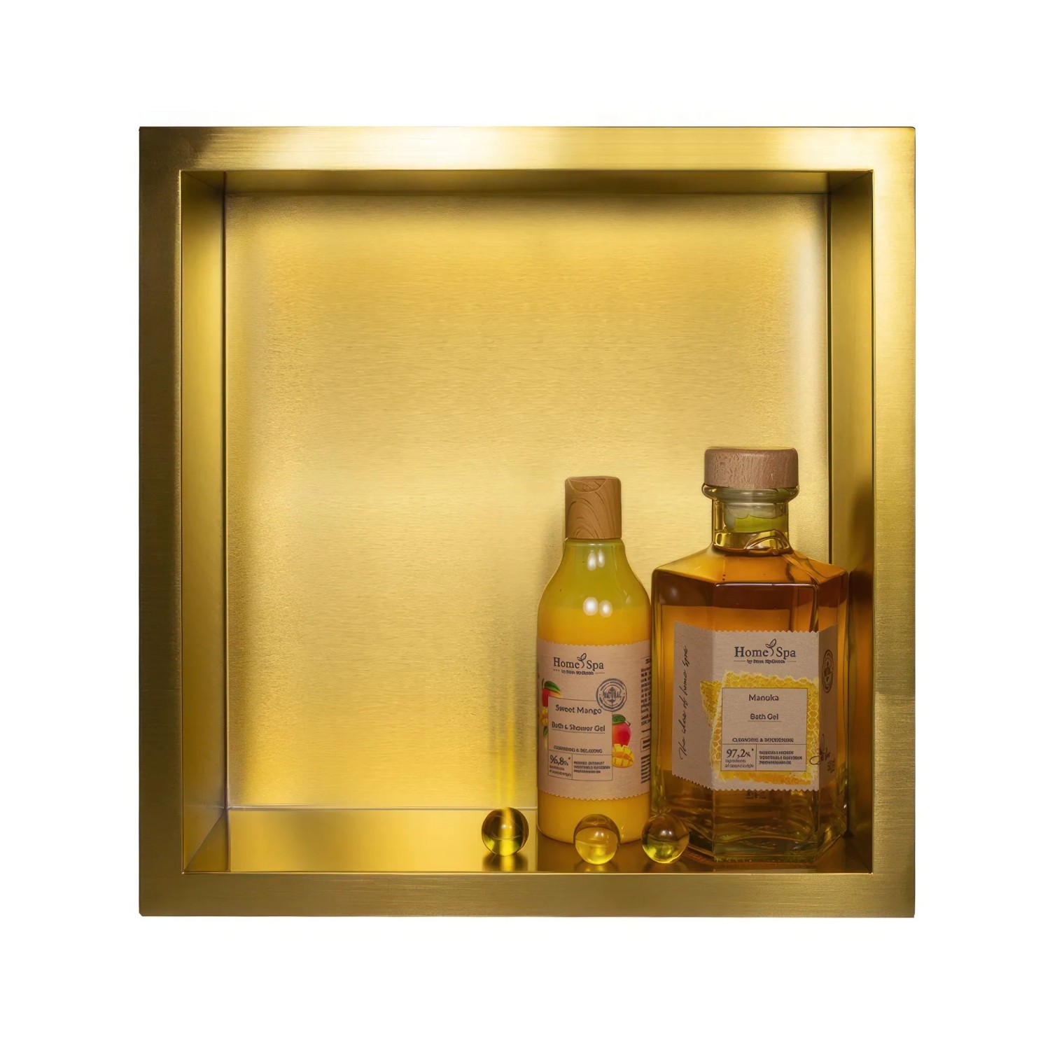 KOLMAN Wandnische 30 x 30 x 10 cm Gold