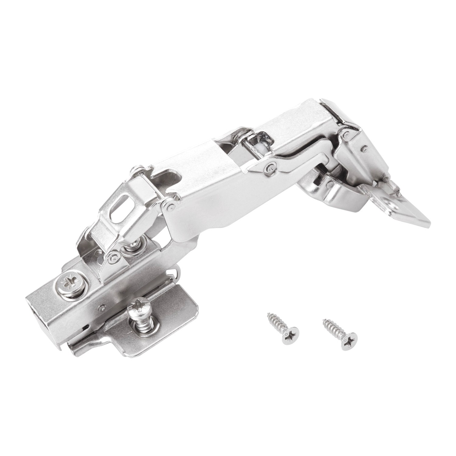 SOTECH T52 Weitwinkelscharnier Innenanschlag 165 Grad inkl. Schließautomatik und Montageplatte