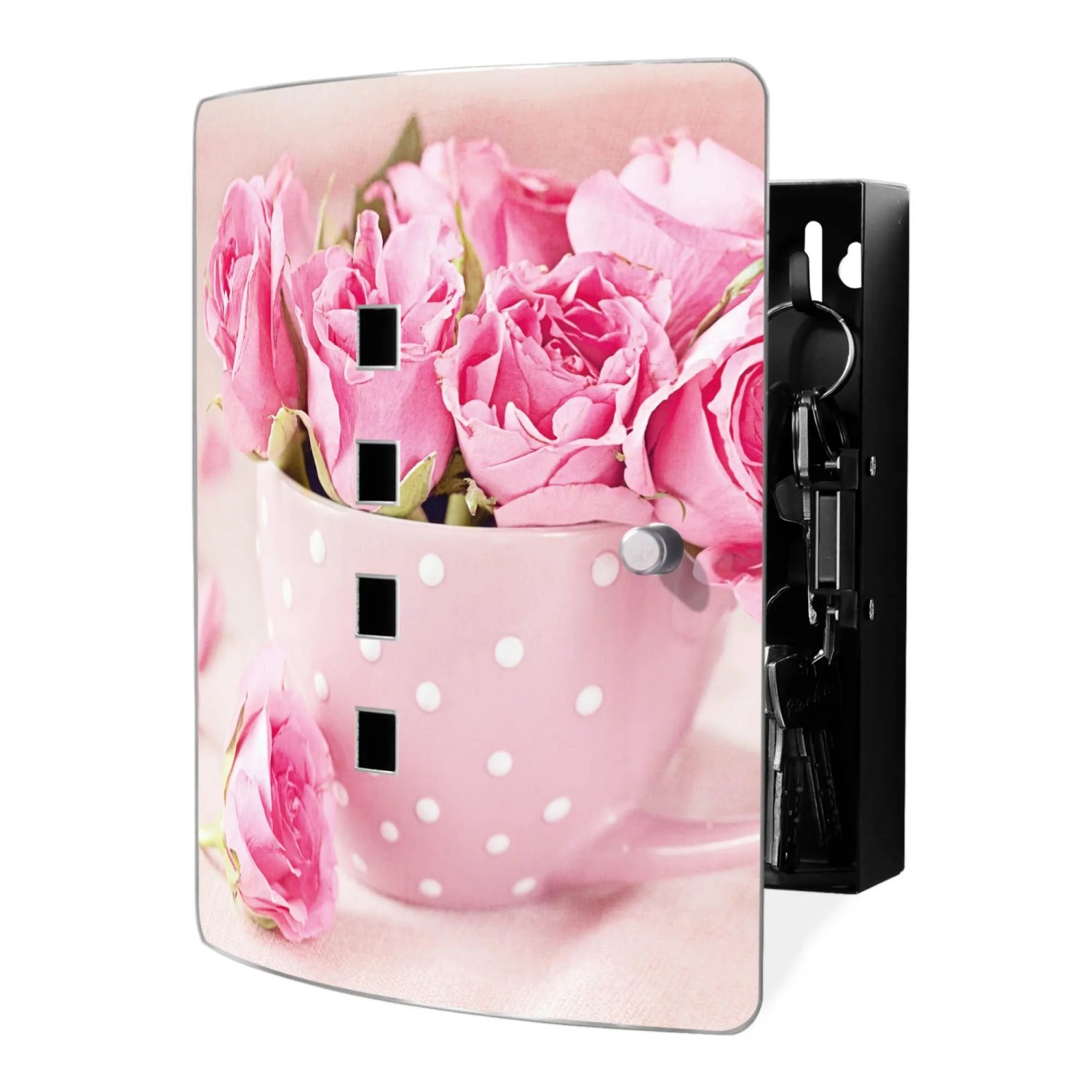 Banjado Design Schlüsselkasten Aus Edelstahl Für 10 Schlüssel 24x21,5x7cm M günstig online kaufen