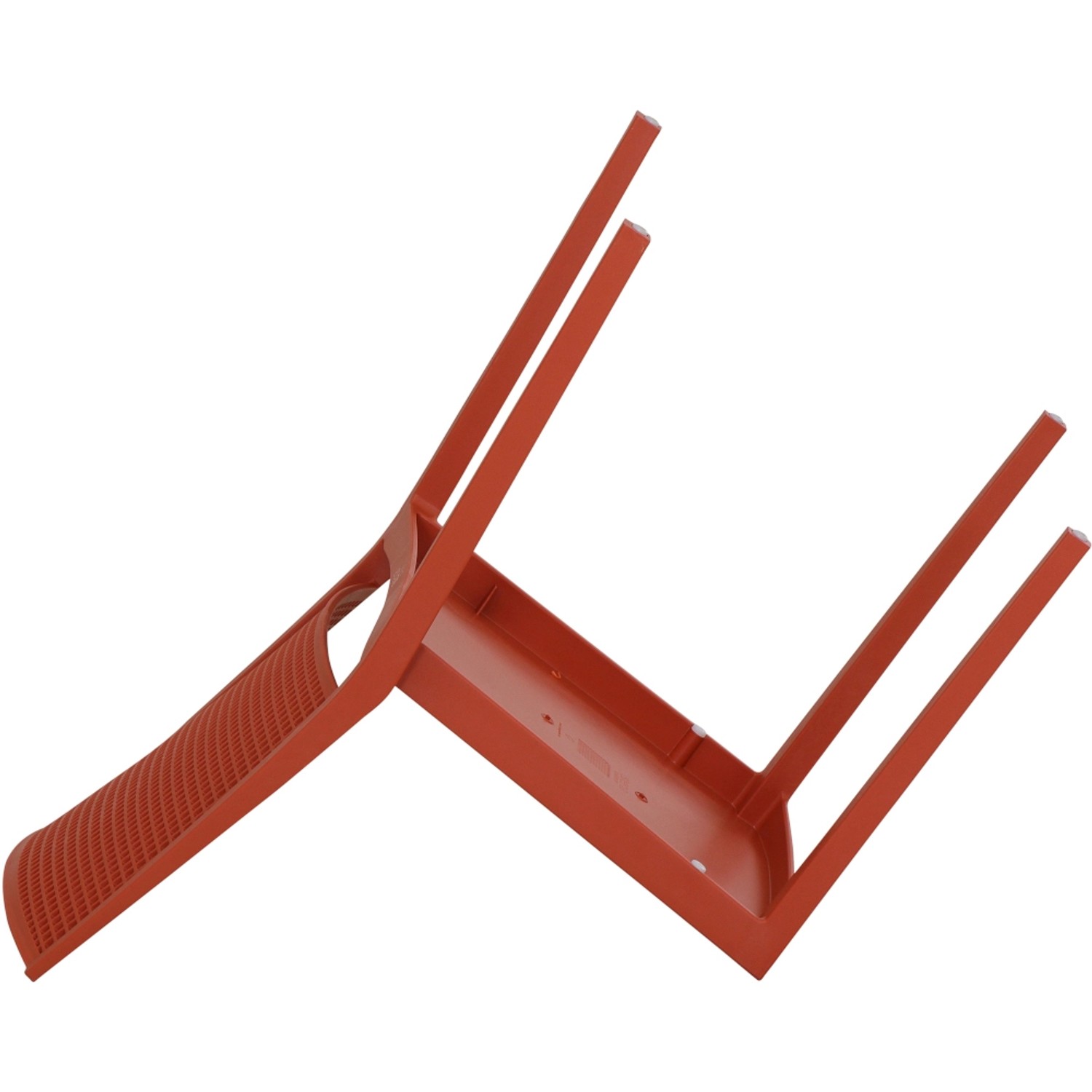 Siena Garden Square Stapelstuhl in Brick, Gartenstuhl aus robustem, recycelbarem Material.