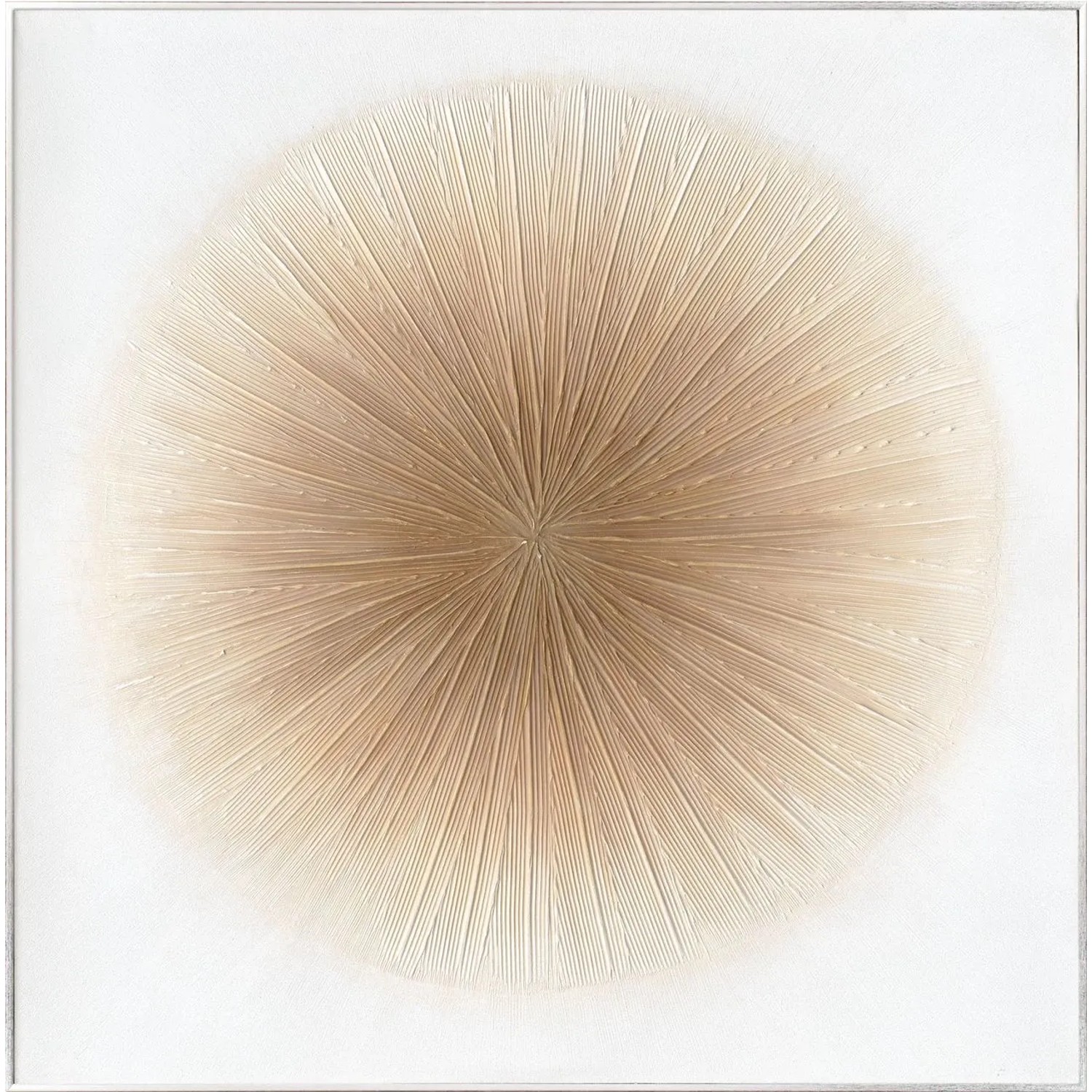 Art Universe Leinwandbild Sandy Circle 100 x 100 cm