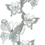 Metall Wanddeko: Schmetterlinge, 89,5 cm, für Garten & Wohnraum.