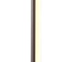 Schlichte LED-Stehleuchte Bones 2 von Näve in Chrom mit warmweißem Licht für Wohnräume.