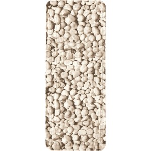 Kleine Wolke Wanneneinlage Stepstone, 36x92 cm, Natur, mit Steinmuster für sicheren Halt in der Badewanne.