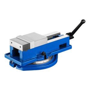 Wiltec Präzisions-Maschinenschraubstock 100Mm 360° Drehtisch Schraubstock Zwinge