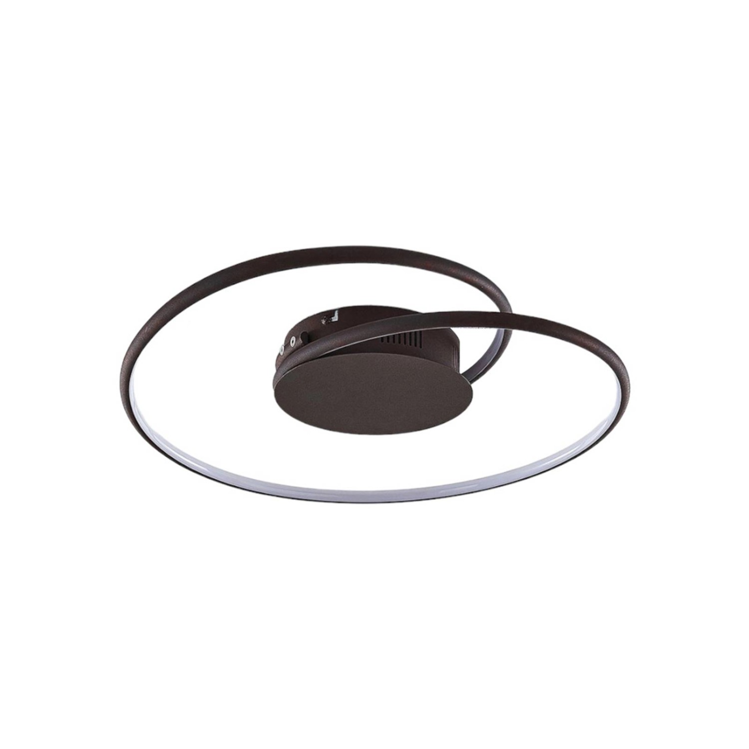 Lindby LED Deckenleuchte Joline 9639128 Modern in Braun aus Metall Wohnzimmerleuchte