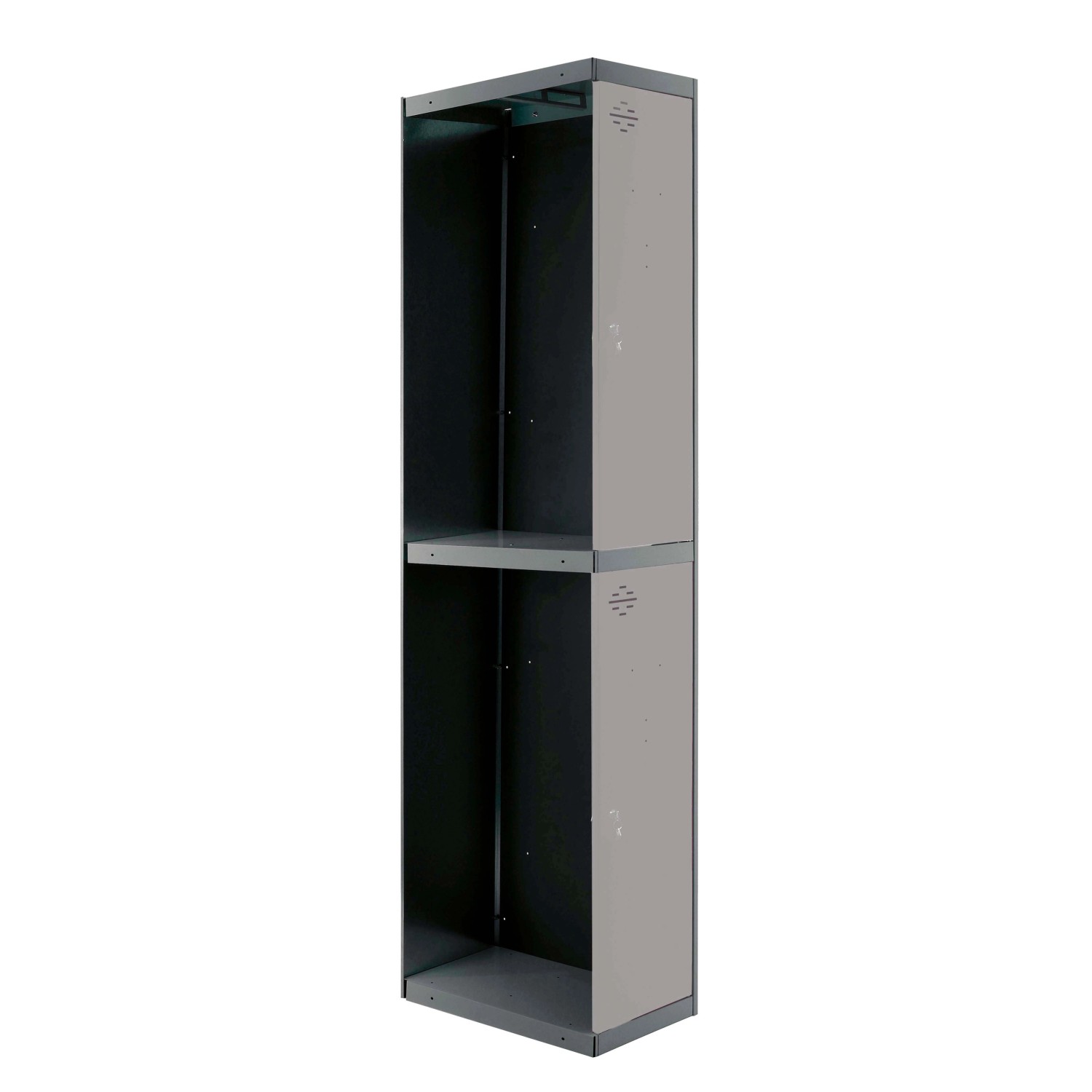 PROREGAL Spind AMEGO HxBxT 180 x 30 x 50 cm 2 Abteile Anbaumodul Anthrazit- günstig online kaufen