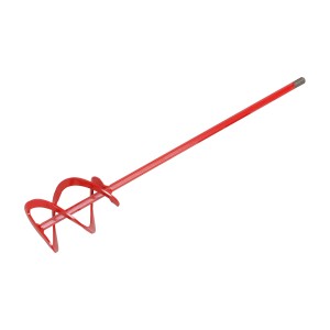 Roter LUX Spachtelmischer, Ø 70 mm, für Bohrmaschinen ab 400 W. Ideal für Kleber, Putz und Mörtel.