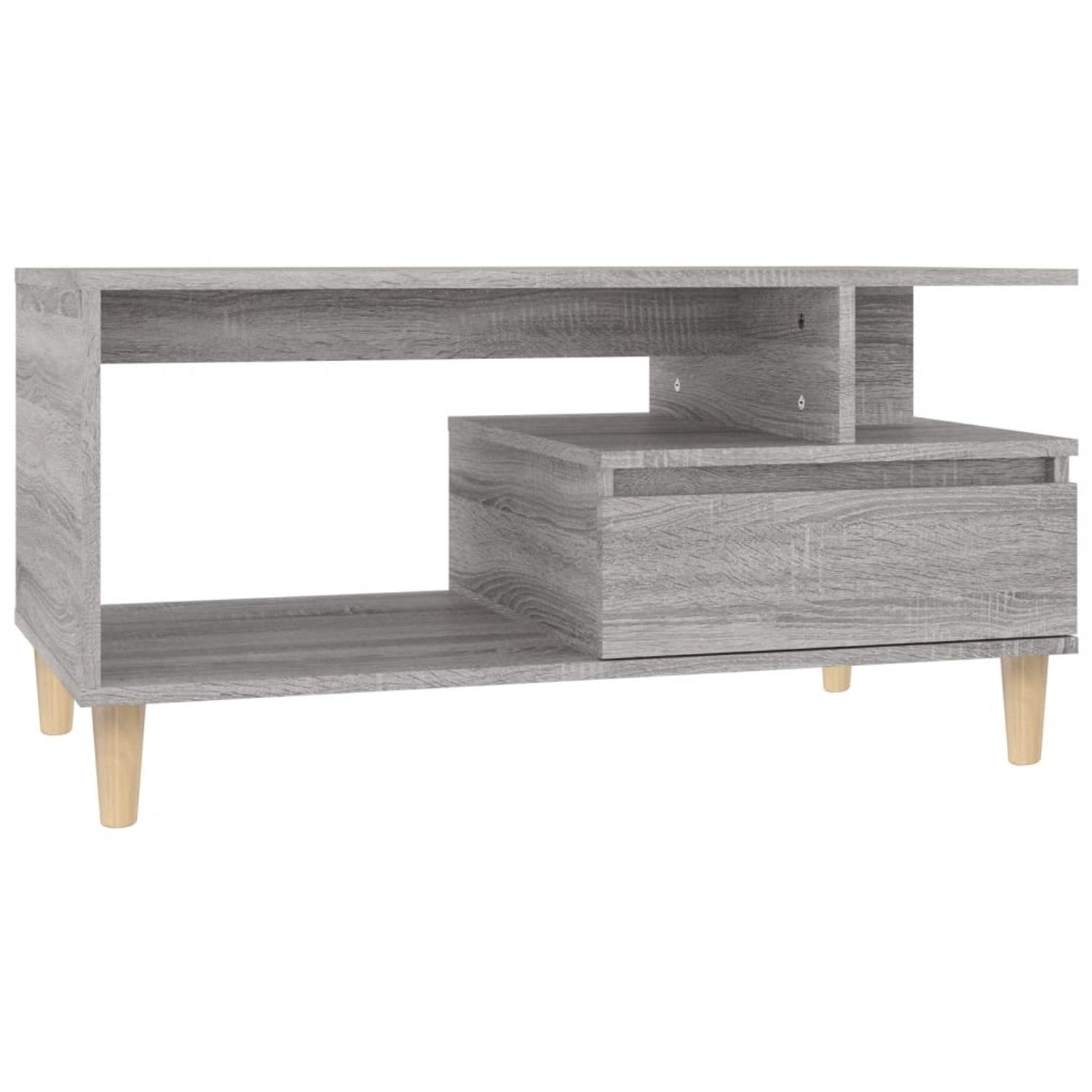 Vidaxl Couchtisch Grau Sonoma 90x49x45 Cm Holzwerkstoff günstig online kaufen