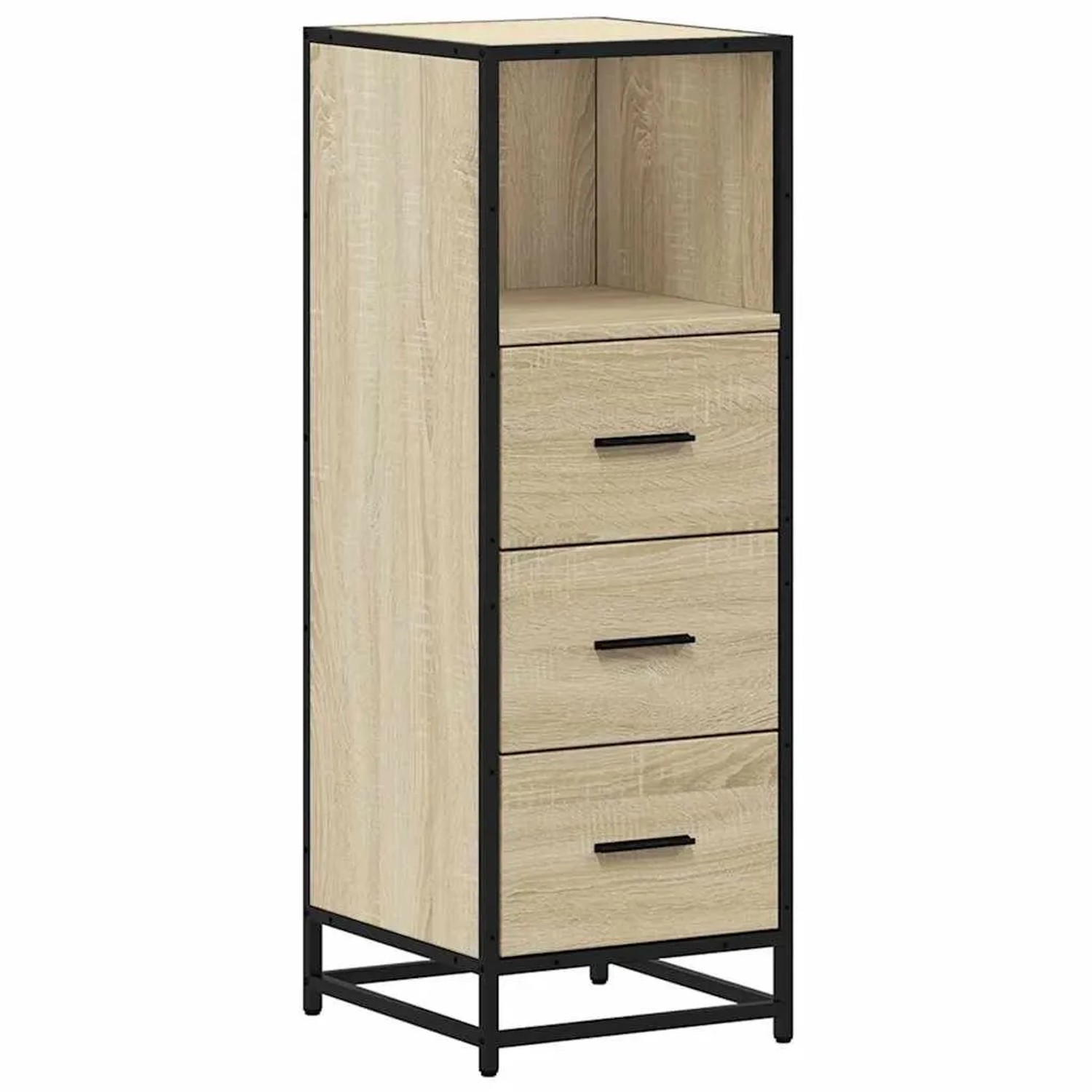 vidaXL Badschrank Sonoma-Eiche 35x37,5x100 cm Holzwerkstoff 849250