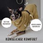 Rudelkönig Hunde Bademantel S Grün Baumwolle Frottee_4