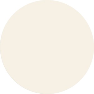 Farbfleck der Alpina Wandfarbe Pure Farben Mondgrau, ein helles Beige für Innenräume.