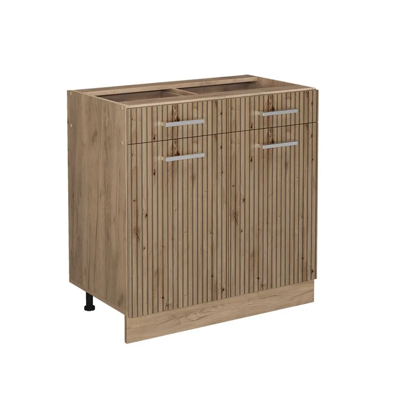 Vicco Küchenunterschrank R-Line Artisan-Eiche Goldkraft Eiche 80 cm ohne Arbeitsplatte