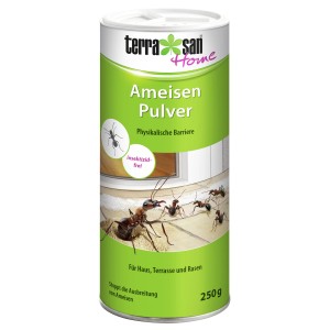 Terrasan Home Ameisen Pulver, insektizidfrei, 250g Dose zur Ameisenbekämpfung im Haus und Garten.
