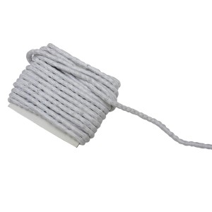 Gardinia Beschwerungsband, 5 m Rolle, weiß, für Gardinenschienen und Vorhänge.