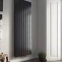Ximax Raumheizkörper P1 Duplex, 1800x445mm, Anthrazit, 1182 Watt, vertikale Paneelprofile.