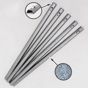 Aquagart Zaunanker, 50cm, W-Profil Erdanker für Wildzaun, Forstzaun, Weidezaun. Zubehör für Zaunbau.