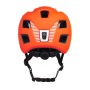 Oranger Force Kinderhelm Zebu mit Blinklicht, Größe L-XL, Rückansicht.