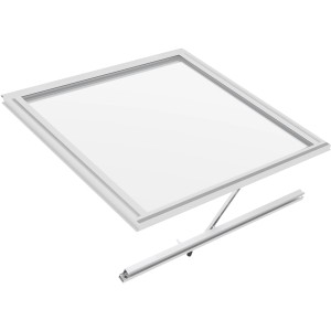 Vitavia Seitenfenster Z mit ESG Alu für Gewächshäuser, 70,8x86,2cm, zur Belüftung.