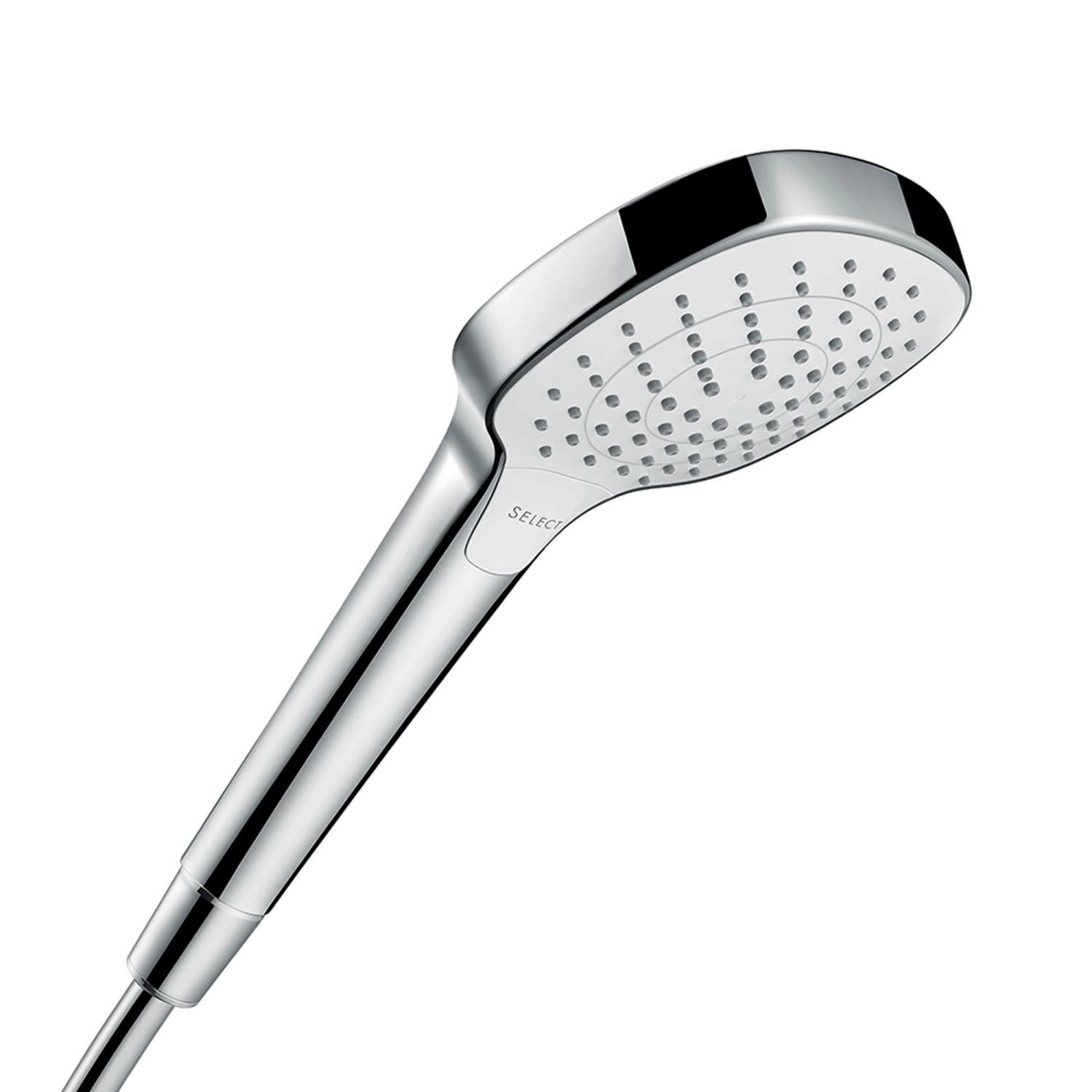 Hansgrohe Handbrause Croma Select E Vario EcoSmart Chrom/Weiß 110 mm