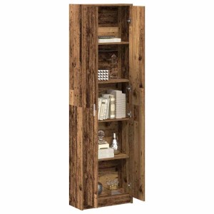 vidaXL Kleiderschrank mit Regal Altholz 55 x 25 x 189 cm Holzwerkstoff 3334015