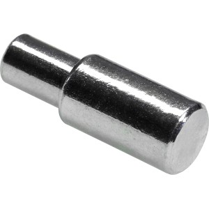 Hettich Bodenträger, vernickelt, für Regalböden, Ø 5/7 mm, Stahl, 20 Stück.