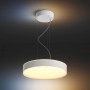 Weiße Philips Hue Enrave Pendelleuchte mit Dimmer, 4500 lm, für stimmungsvolles Licht.