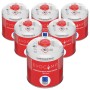 6er-Pack Evocamp Gaskartuschen, 450g Propan/Butan Schraubkartusche mit Eurogewinde.