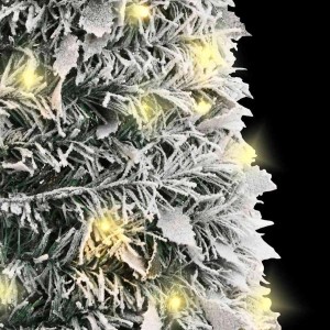 vidaXL Pop-Up-Weihnachtsbaum Künstlich Beschneit 150 LEDs 180 cm 357758