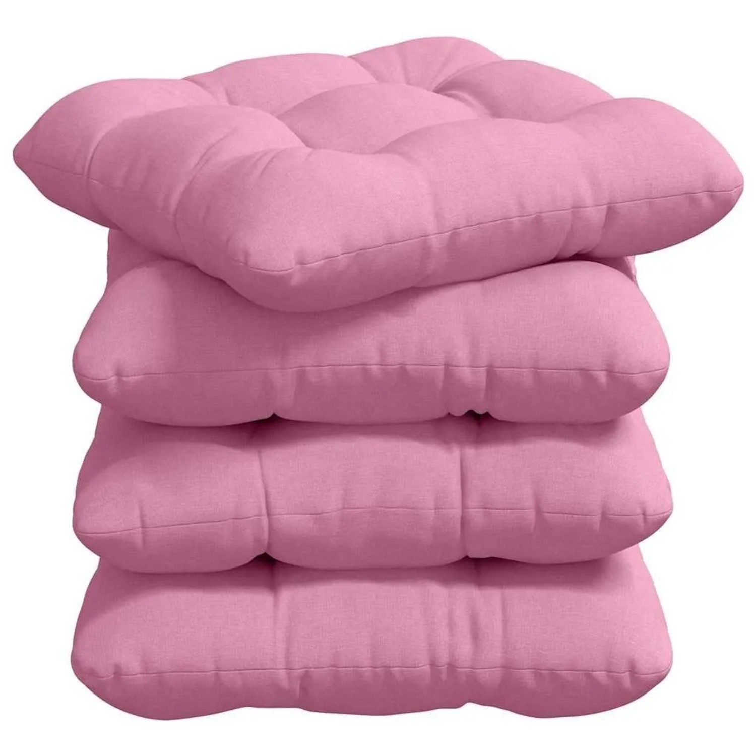 vidaXL Sitzkissen 4 Stk Rosa 45 x 45 x 12 cm Stoff 42015118 günstig online kaufen