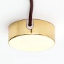 Goldene Orion Lightstyle Verteilerdose aus Metall (Ø 70 mm) für Lampen und Leuchten.