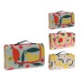 Fleece Picknickdecke mit Obstdesign, wasserfest, 130x150 cm, verschiedene Designs.